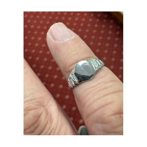 Anello da uomo con sigillo ovale unicorno in argento, protezione anello