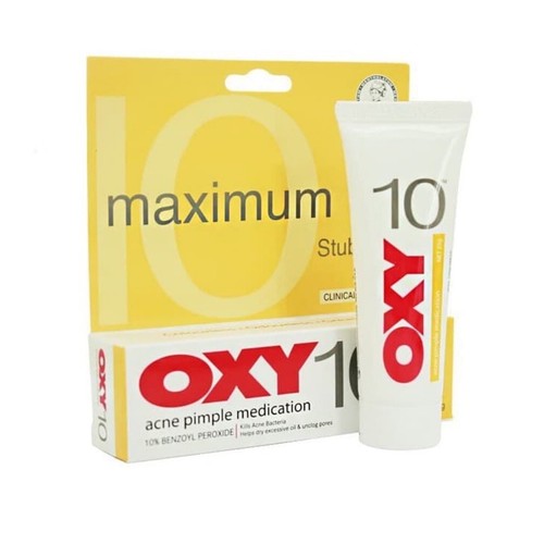 OXY 10 Acne & Pimple Treatment Maximum Strength 25g X 2 tubes - Picture 2 of 8