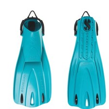 Scubapro Go Sport Fin Open Heel Dive Fins w/Bungee Scuba Diving Travel TURQUOISE