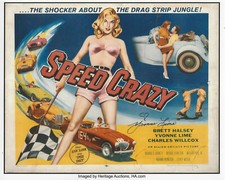 YVONNE LIME FEDDERSON SIGNED AUTHENTIC 'SPEED CRAZY' 8x10 PHOTO w/COA ACTRESS