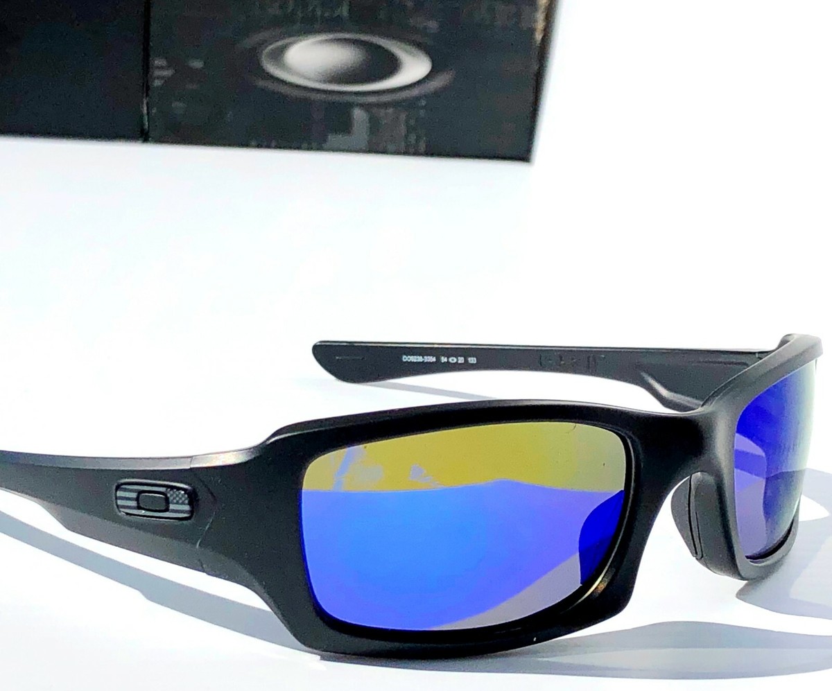 NEW* OAKLEY Fives Squared Black USA Tonal FLAG POLARIZED Galaxy