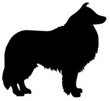 Sheepdog Vinyl Decal Sticker | Collie Dog Border Bearded Shetland Welsh Puppy