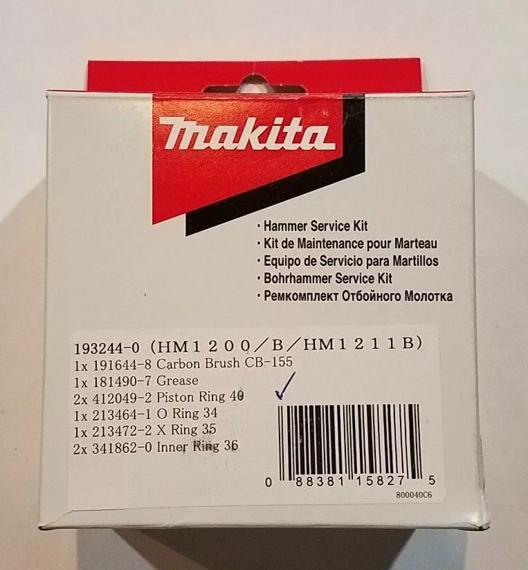 OEM Genuine MAKITA Complete Service Kit 193244 0 HM1200 HM1200B