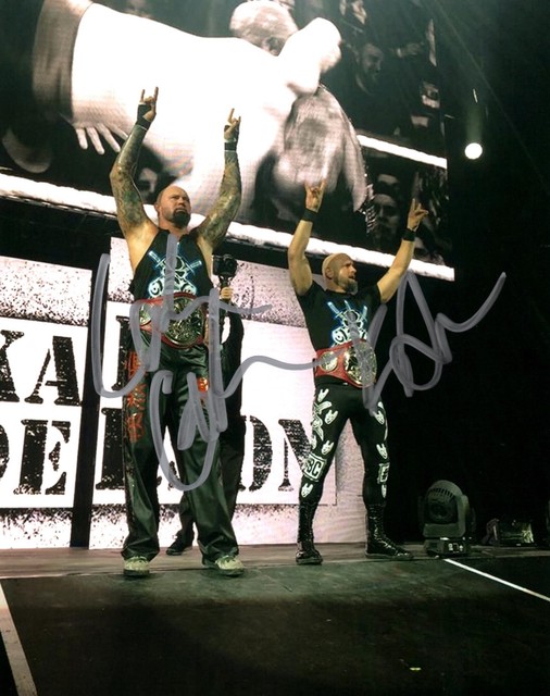 Karl Anderson Luke Gallows Signed 8x10 Bullet Club WWE NJPW RAW AEW Wrestling | eBay
