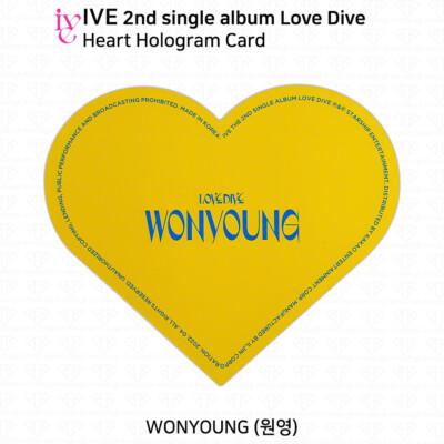 IVE 2nd Single Album Love Dive Official Photocard Hologram Card