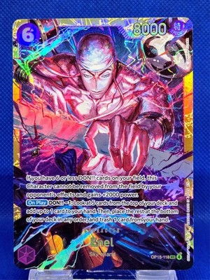 Enel OP115-118 SEC | Adventure on Kami's Island | One Piece TCG | EN
