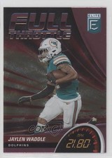 2022 Panini Donruss Elite Full Throttle Pink Jaylen Waddle #FT5 00f4