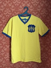 Rare Leeds United 1956-1961 Football Jersey Retro Replica Size M Mens Yellow #9