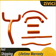 zivici Silicone Radiator Hose Kit for KTM LC4 620 625 640 660 Orange