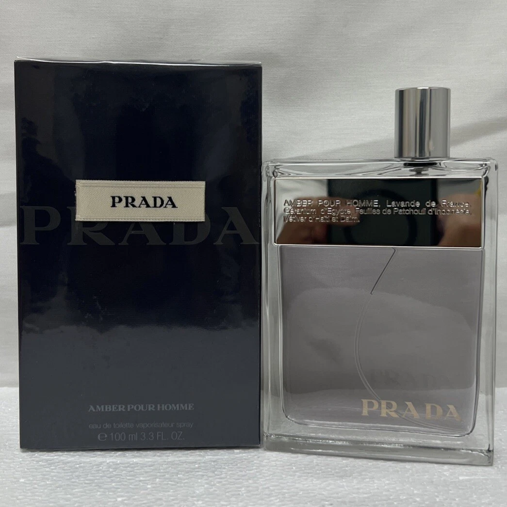 Preços baixos em Perfumes PRADA Masculino Amber Pour Homme | eBay