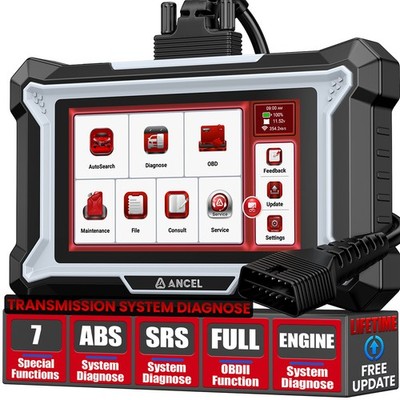 Car OBD2 Scanner Code Reader ABS SRS Transmission Engine Diagnostic Scan Tool