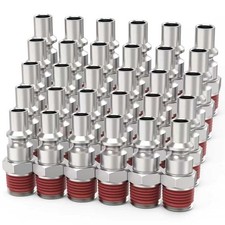 30 PCS AStyle ARO Air Plug 1/4 Inch NPT Male Pneumatic Compressor Fittings