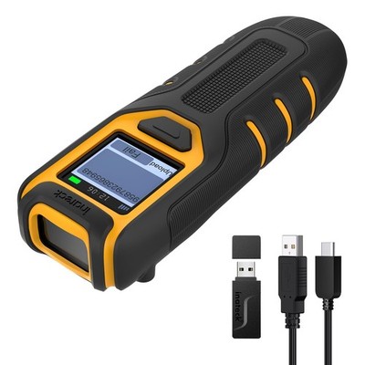 Inateck Barcode Scanner Wireless,Portable Bluetooth Barcode Scanner with Screen,