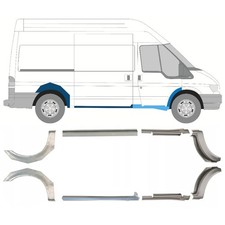 Si adatta: Ford Transit 2000-2013 Passaruota Posteriore + Riparazione Dei Davanz