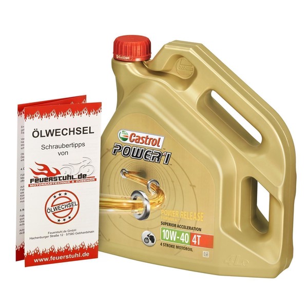 Triumph Bonneville 865 /Se /T100, 07-15 (986MF); ÖL Castrol P1 10W40; 4 Liter-image