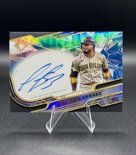 2025 Topps Diamond Icons - Icons Chrome Autograph Luis Arraez /15 Blue Refractor
