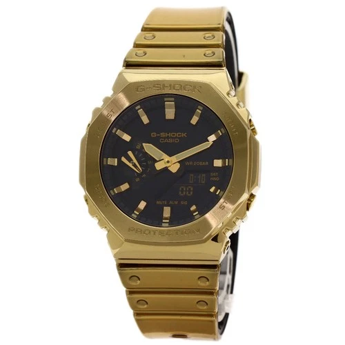 CASIO G-Shock Fine Metallic Series Watches GM-2100YMG-9AJF Stainless Steel/r...