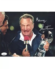 Barry Switzer signed 8x10 Photo Coach Dallas Cowboys Football