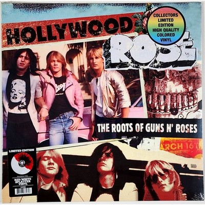 HOLLYWOOD ROSE Roots Of Guns N' Roses LP 1984 demo with Axl and Izzy colored wax