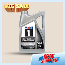 [SALE] Mobil 1 Advanced 5W-20 Full Synthetic Motor Oil 5 Qt Extends Engine Life 22.38 per gallon