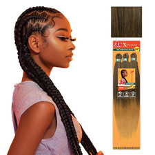 X-Pression Prestretched Braiding Hair - 3X Braid 58 Inch All Kanekalon Flame Ret