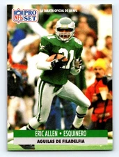 1991 Pro Set Spanish #253 Eric Allen Fresh Break EX-EXMINT