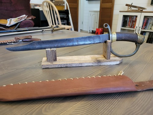 Antique Model 1881 Russian/Persian sword/Bowie knife w/Custom Sheath!