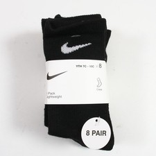 Nike 8 Pairs Kids Lightweight Crew Socks kids SIZE XXS 7C-10C 
