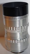 OBJECTIF  SOM BERTHIOT - télé-CINOR  F 75 m/m-MOUNT "C"- 16 et 9,5 mm -N°SE3981