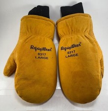 RefrigiWear Insulated Leather Mitt Large 0317, Protection for Extreme Temps