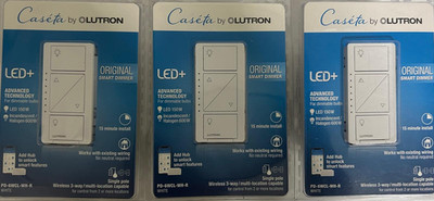Lutron Original Dimmer Switch  PD-6WCL-WH-R (Pack of 3) White FREE SHIPPING