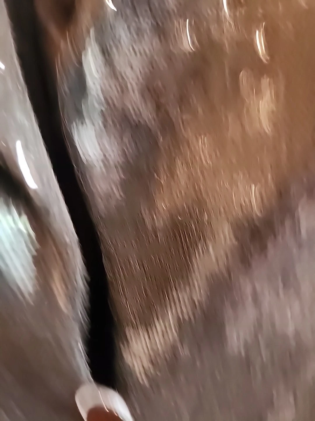 Giacca Chanel paillettes nere con polsini panna Made in France taglia 36