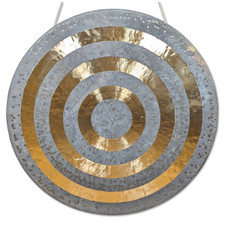 Solar Chau Gong by Raven Sounds, Handmade Traditional Bronze Gong, Free Mallet.