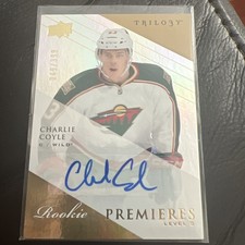 2013-14 Upper Deck Trilogy - Rookie Premieres Level 2 Charlie Coyle #129 /399...