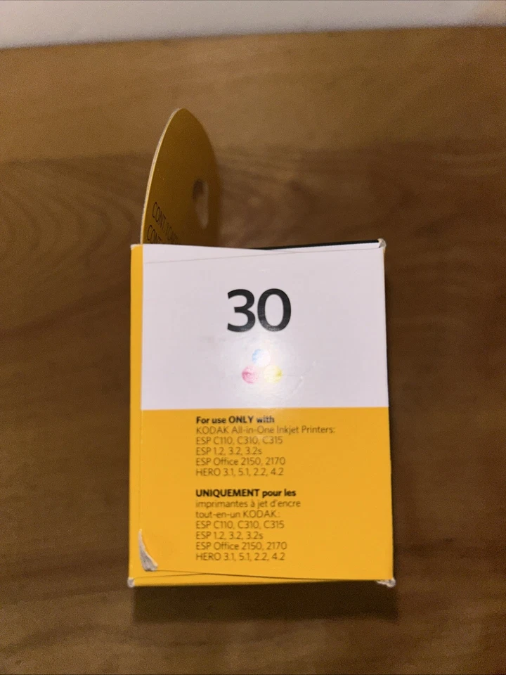 Kodak 30 Tri-Color Ink Cartridge 275 Pages (102 2854) - Image 2 of 4