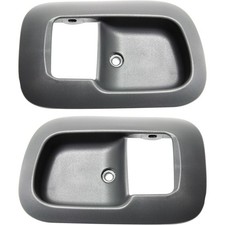 Door Handle Trim Set For 1998-2003 Toyota Sienna Front Interior Gray 2-pcs Door Handle Trim Set For 1998-2003 Toyota Sienna Front Interior Gray 2-pcs