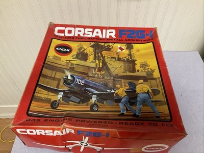 COX Corsair F2G1Control Line  .049 Engine In Box Used Untested