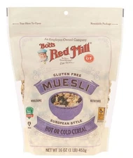 Bob's Red Mill Gluten Free Muesli, 16oz (Pack of 1) - Gluten Free, Non GMO, Kosh