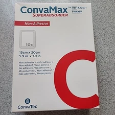 ConvaMax Superabsorber Non-Adhesive pads - 5.9in x 7.9" (15cm x 20cm) BX of 10