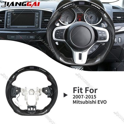 Carbon Fiber LED Steering Wheel for Mitsubishi Evolution EVO X GSR MR 2010-2015