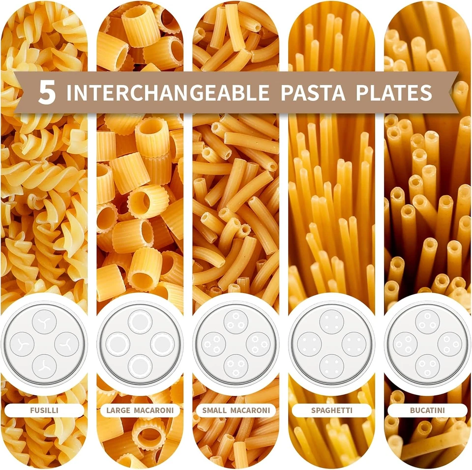 Metal Gourmet Pasta Press Attachment for Kitchenaid Stand Mixer, Pasta Maker Att - Image 3 of 4