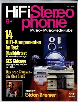 HiFi Sterophonie 1981-8 Dual CS 741 Pioneer PL-8 Pioneer HPM-1100 Altec Lansing