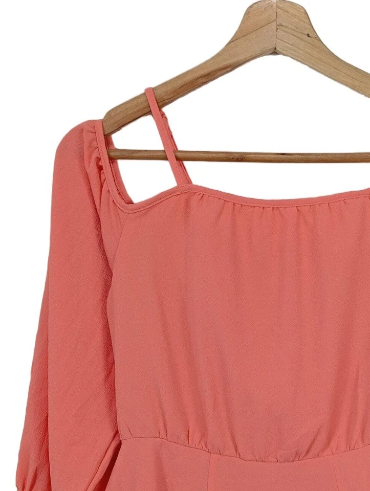 ASOS Vestido de cóctel Mujeres Vestido Talla EU 36 naranja claro elegante - Imagen 3 de 4