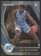 2021 Panini Prizm Draft Picks #25 Day'Ron Sharpe North Carolina Tar Heels 747