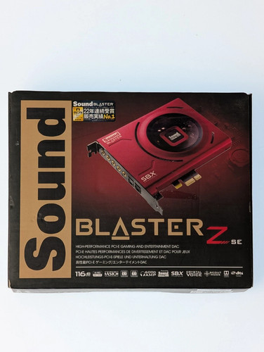 Creative Sound Blaster Z SE Internal PCI-e Gaming Sound Card & DAC, 24-bit / 192