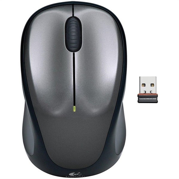 Logitech M235 Wireless USB Maus Optisch 1000 DPI 3 Tasten Grau Schwarz-image