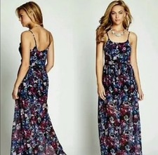 NEW Guess Eppies Sleeveless Maxi Long Floral Dress size S