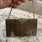 VTG 1930’s Ladies Evans Rhinestone Minaudière Compact Cigarette Case/Clutch