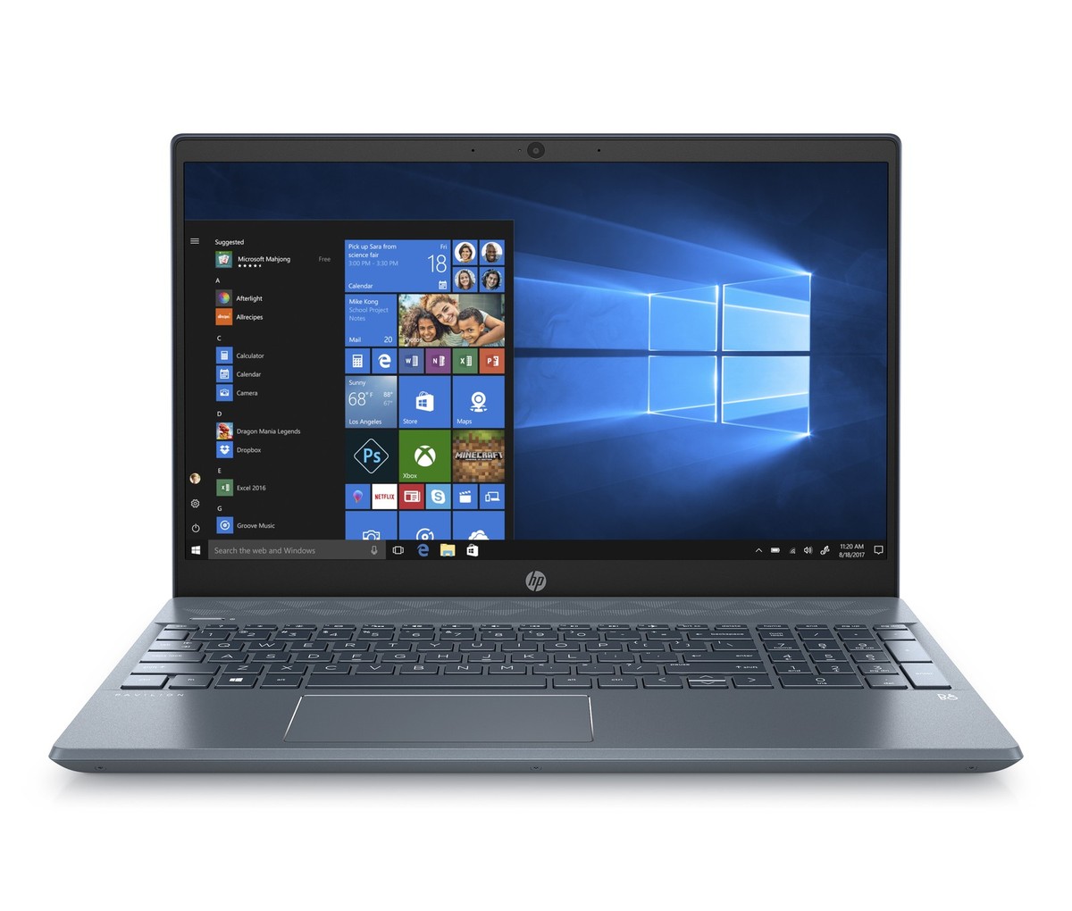 HP 15-cw1063wm 1TB HDD 128GB SSD 8GB RAM Laptop - Blue for sale