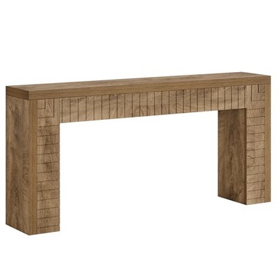 Long Rustic Console Table Crafted From High-quality MDF